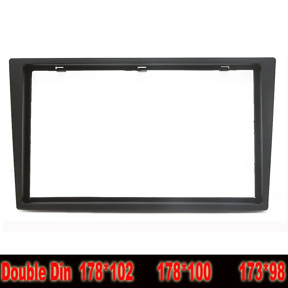 Radio Stereo Panel for Opel Astra Antara Corsa Zafira Double 2 Din Fascia Dash Installation Trim Kit Face Plate Bezel