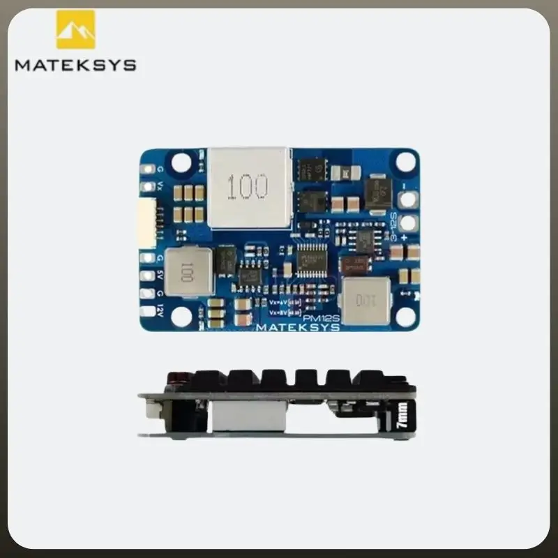 MatekSYS PM12S 3 Power Module 12S LiPo Input 5V 9V Dual BEC with Heatsink for Multirotor Fixed Wing Cinewhoop FPV Drone