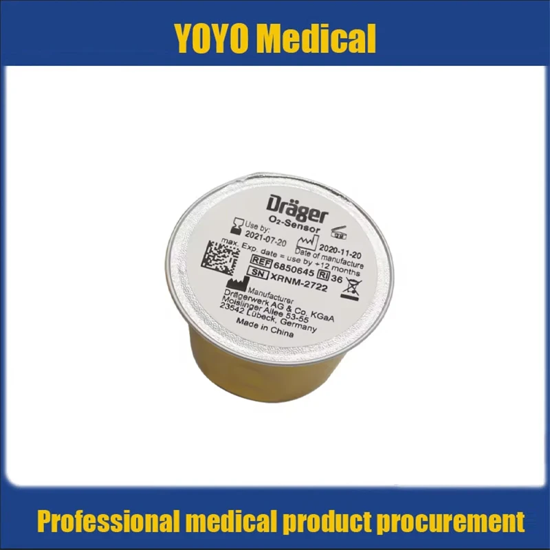 

Drager Respirator Original Oxygen Battery Oxygen Sensor 6850645