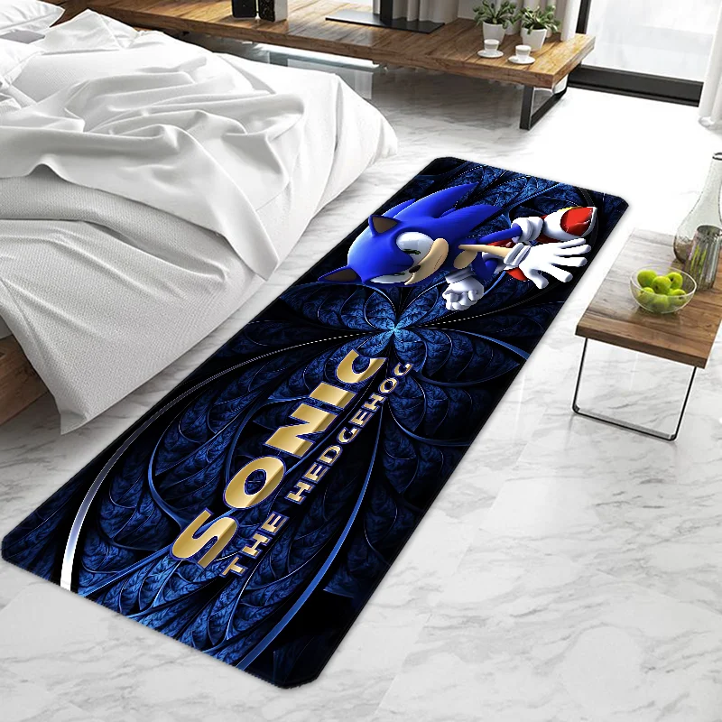 Anime Door Mat Entrance S-Sonics The H-Hedgehogs Non-slip Washable Kitchen Carpet Living Room Hallway Rugs Door Mats Bathroom