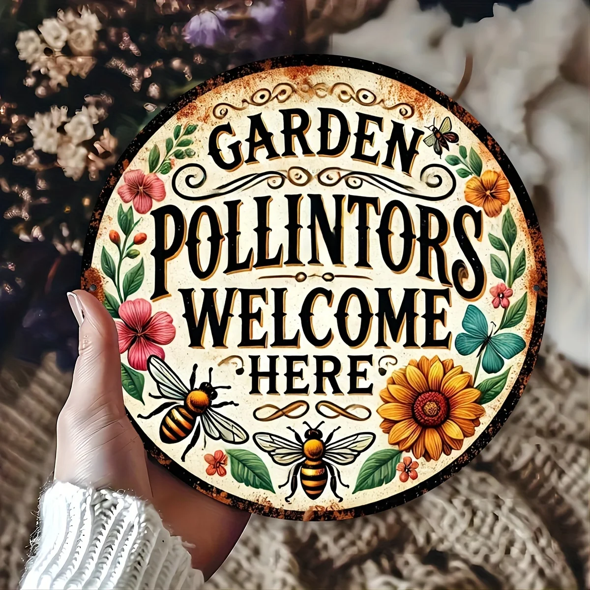 Garden Pollinators Welcome Here