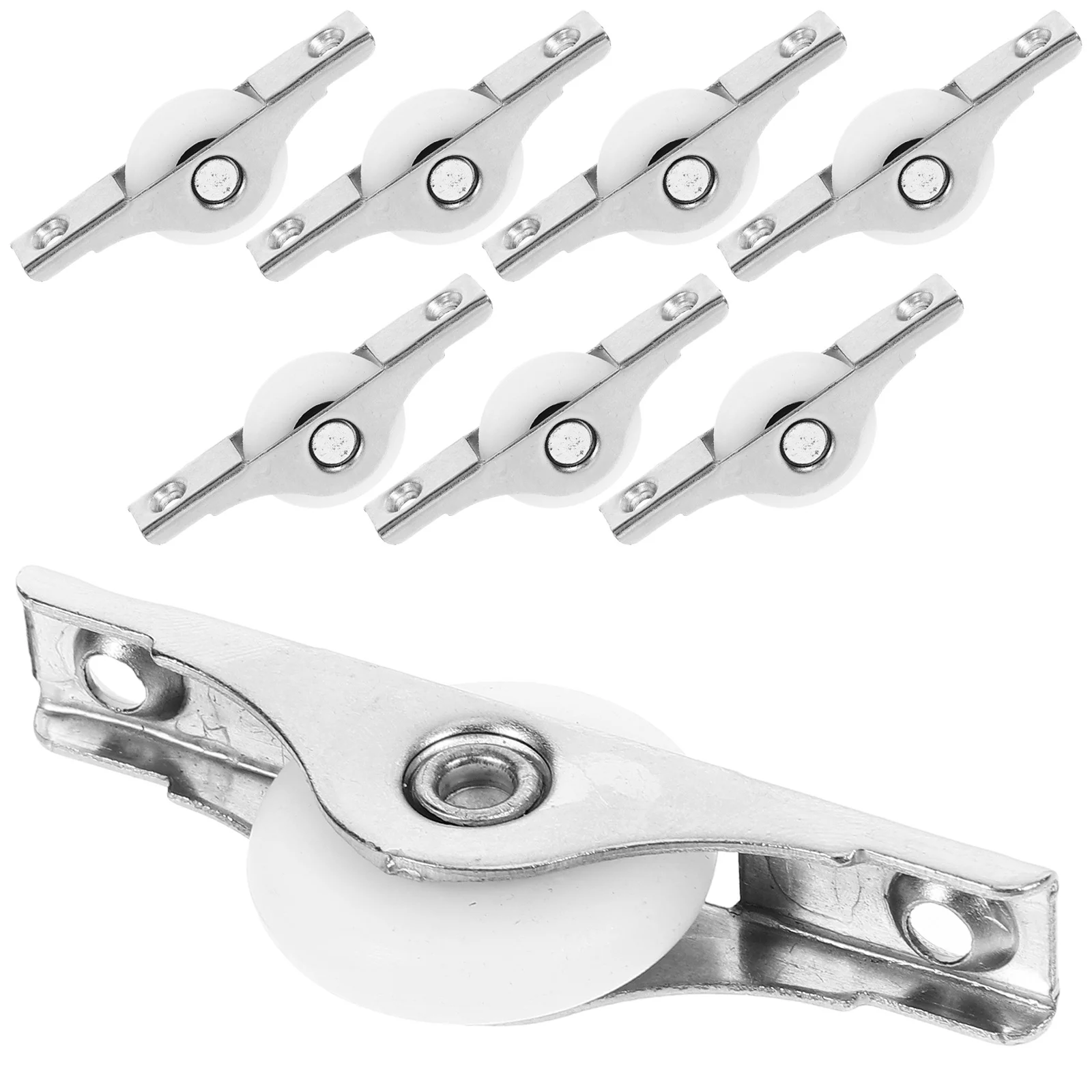 

8pcs Sliding Door Pulley Wheel Replacement Heavy Duty Window Track Roller For Door Accessories Cabinet Guide Pulleys Mute