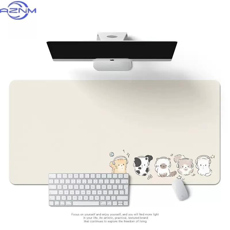 Mouse Pad Absorbent Anti‑Slip Desk Keyboard Pad for Female Office Computer Desktop Accessories