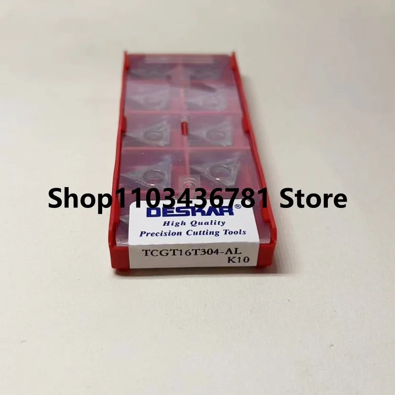 TCGT16T302-AL K10 /TCGT16T304-AL K10/TCGT16T308-AL K10 CNC Carbide Blade Turning Inserts Cutting Tools10PCS