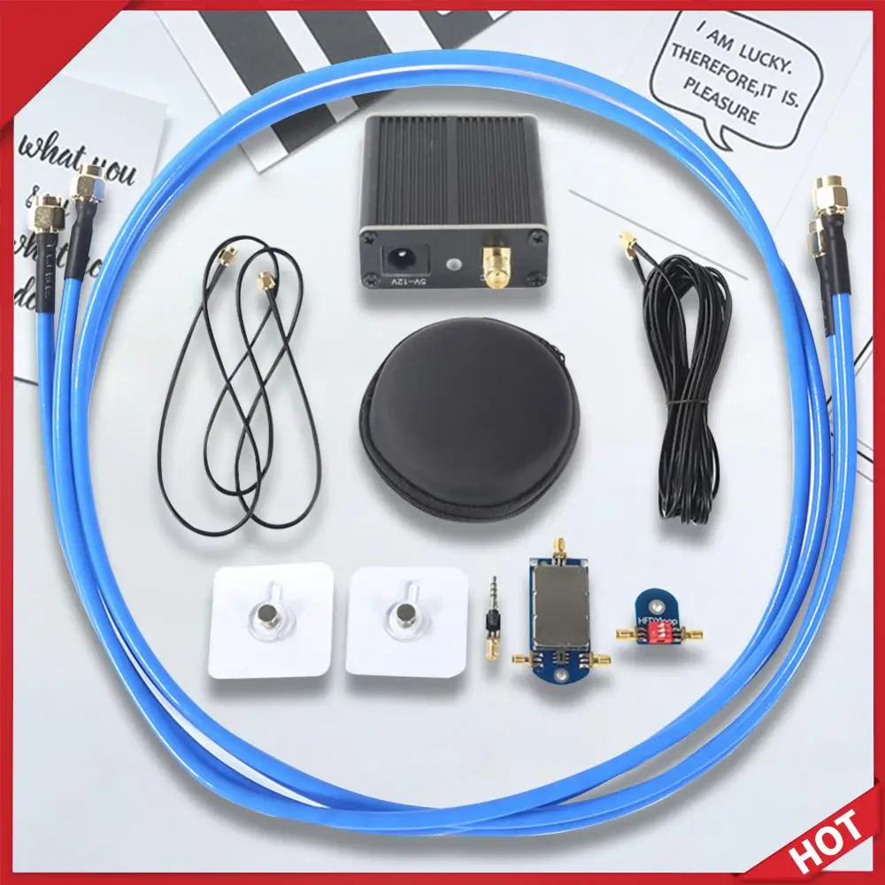 

Active Small Magnetic Loop Antenna Wideband 50K-500MHz Portable Magnetic Loop Antenna 17dB HF AM FM VHF UHF SDR Receiver Radio