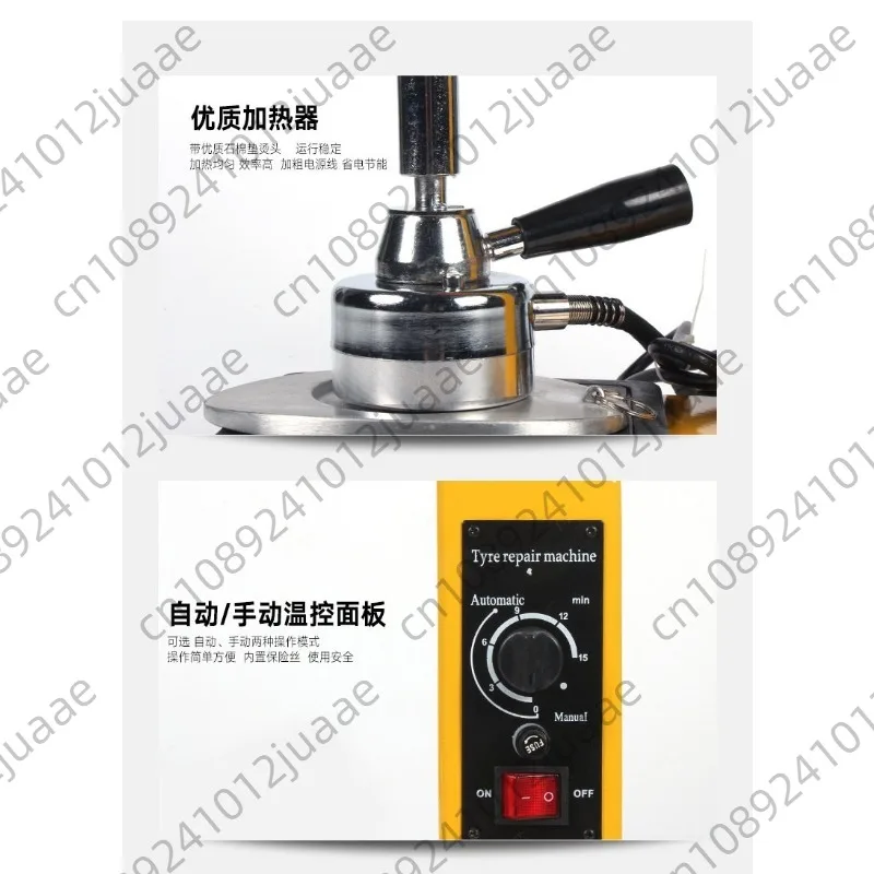 110/220V 500W Car Tire Repair Machine Pneumatic Timing Constant Temperature Repair Tool for Tubeless Tires Vulcanizer