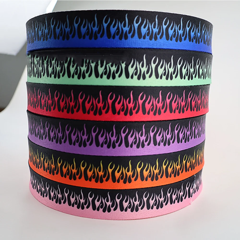 

5/10/20/50Yards 38mm Canvas Ribbon High-Density Soft Fabric Colorful Trend Personality Sewing DIY Craft For Belt Bag Accessories