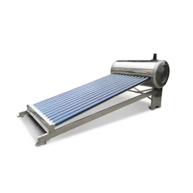 

300L Evacuated Tube Non-Pressure Solar Hot Water Heater with Electric Backup and Assistant Tank for Outdoor & Garage Use