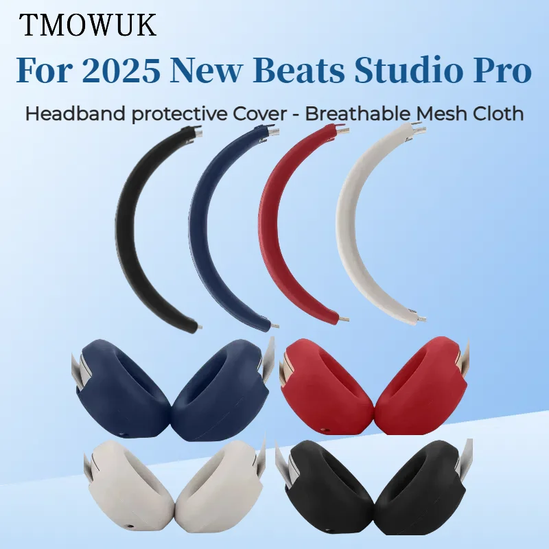 

2025 New Zipper headbeam silicone protective cover / ear shell silicone protective cover for Beats Studio Pro Headphone TOMWUK