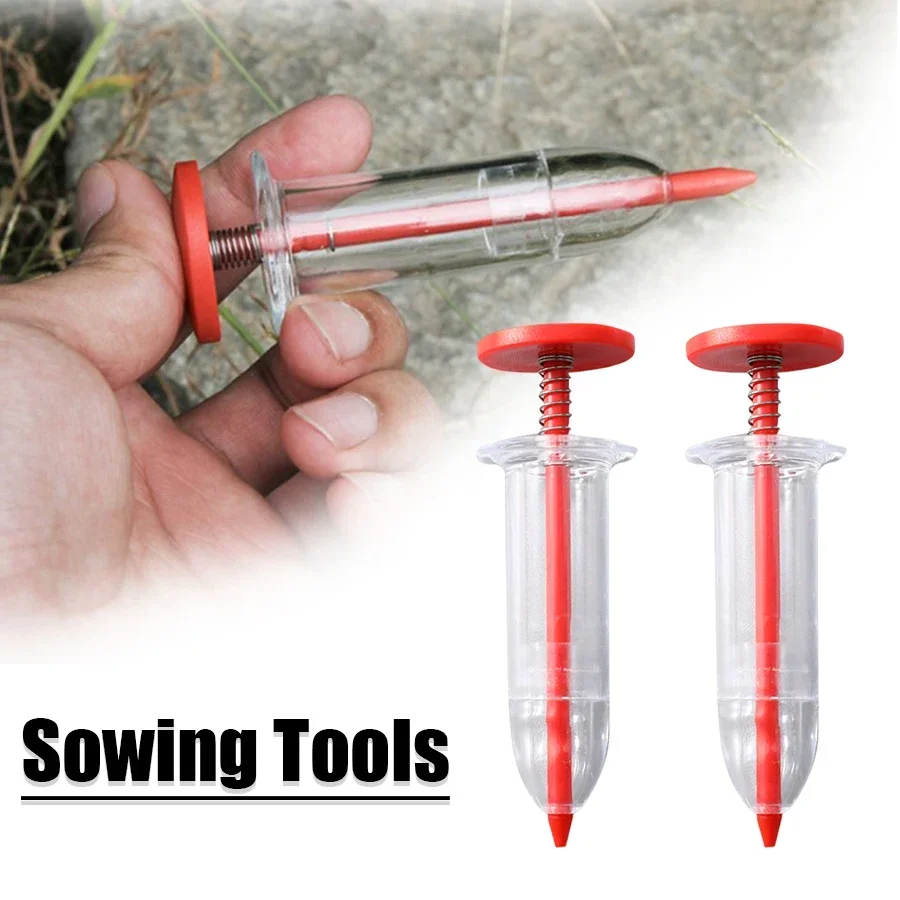 1Pcs Syringe Seeder Mini Seed Sowing Dispenser Garden Precision Seeding Fertilizing Planter Manual Sower Flower Bonsai Tools