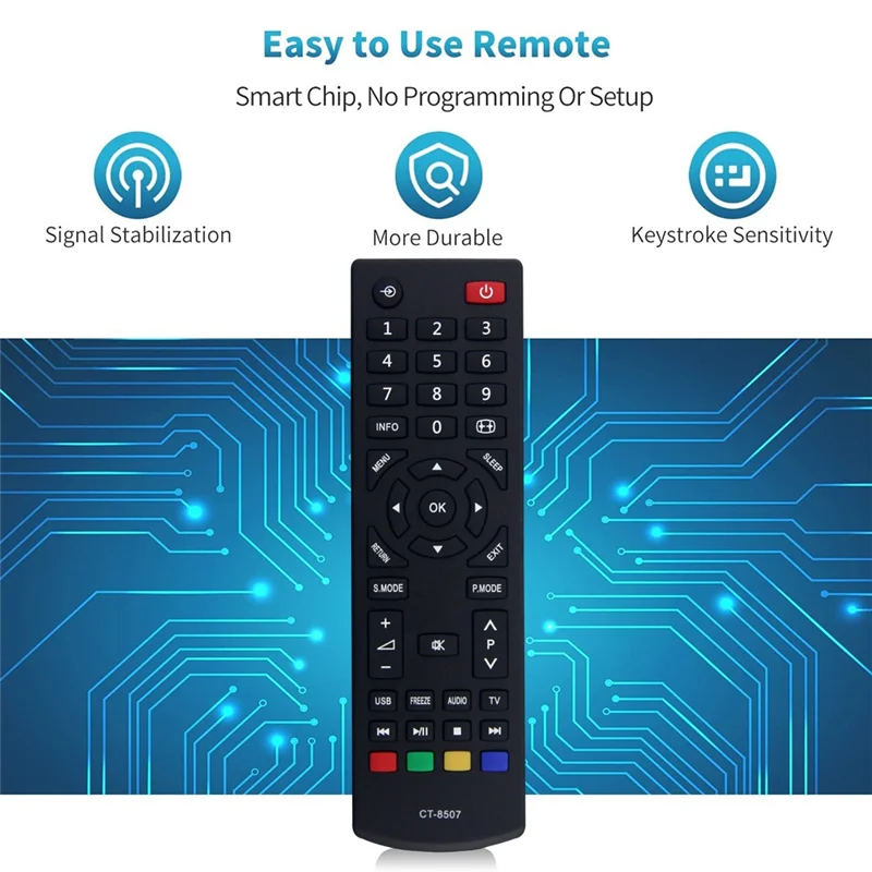 JABS-เปลี่ยนรีโมทคอนโทรล CT-8507 สําหรับรีโมทคอนโทรล Toshiba Smart TV CT-8507