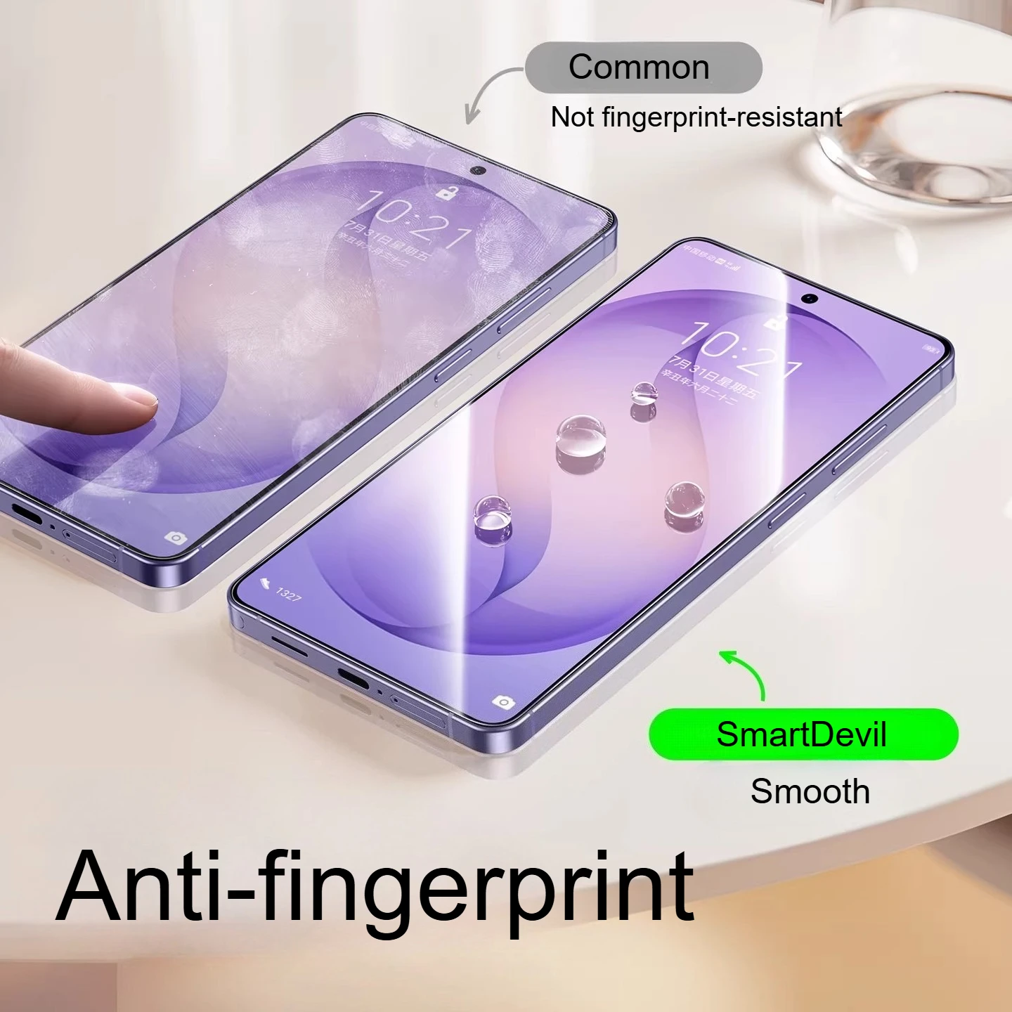 SmartDevil Screen Protector for Samsung S26 Ultra S26 HD Clear Tempered Glass Film for Samsung S26 Plus Anti-fingerprint
