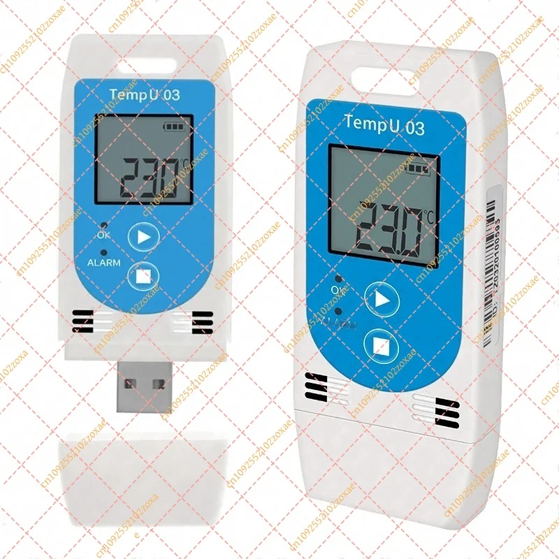 USB Temperature Humidity Data Logger 32000 Points Reusable Recorder Digital Thermometer Hygrometer Monitor for Cold Chain