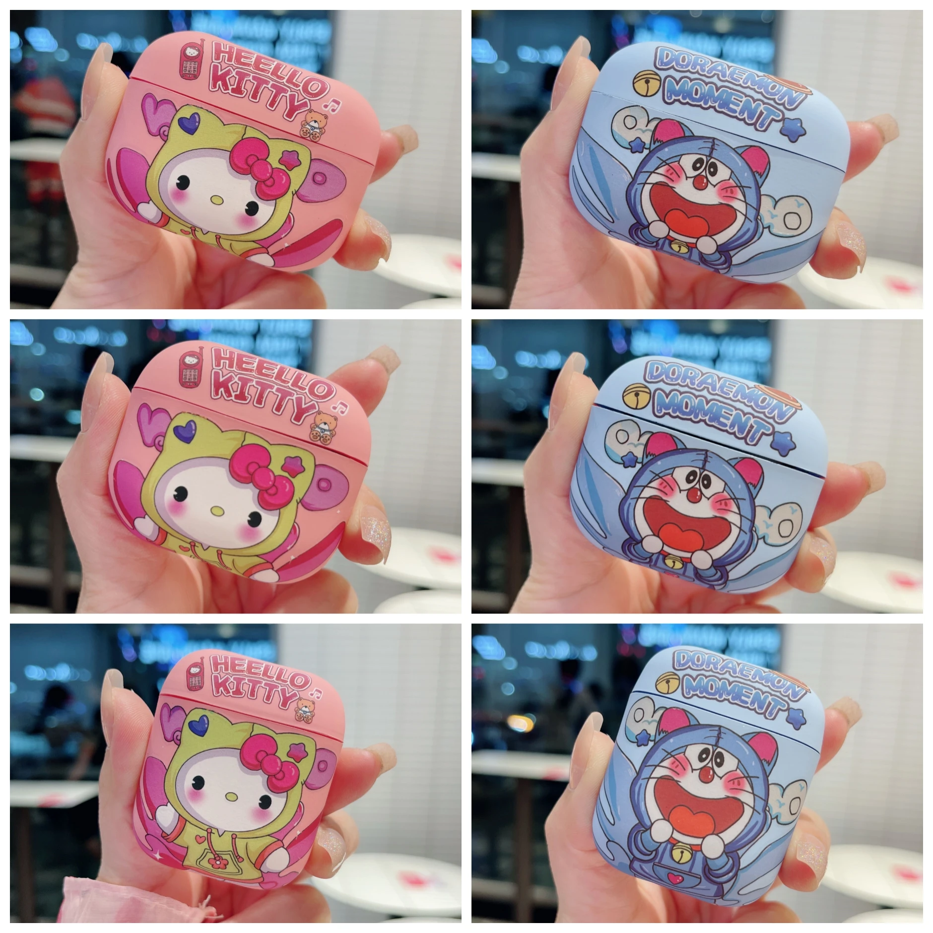 Kawaii Sanrio Hello Kitty for AirPods Pro 2 Cute Cartoon Anime Doraemon Soft Earphone Case for AirPods 2 3 4 Convenient To Carry