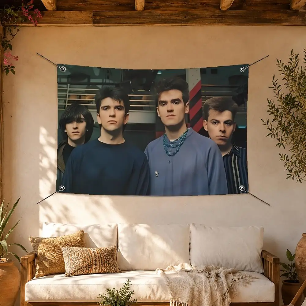 Rock Band The Smiths Flags Room Home Decor Wall‑Hanging Art Banner, Outdoor for Bedroom Party Background Decoration