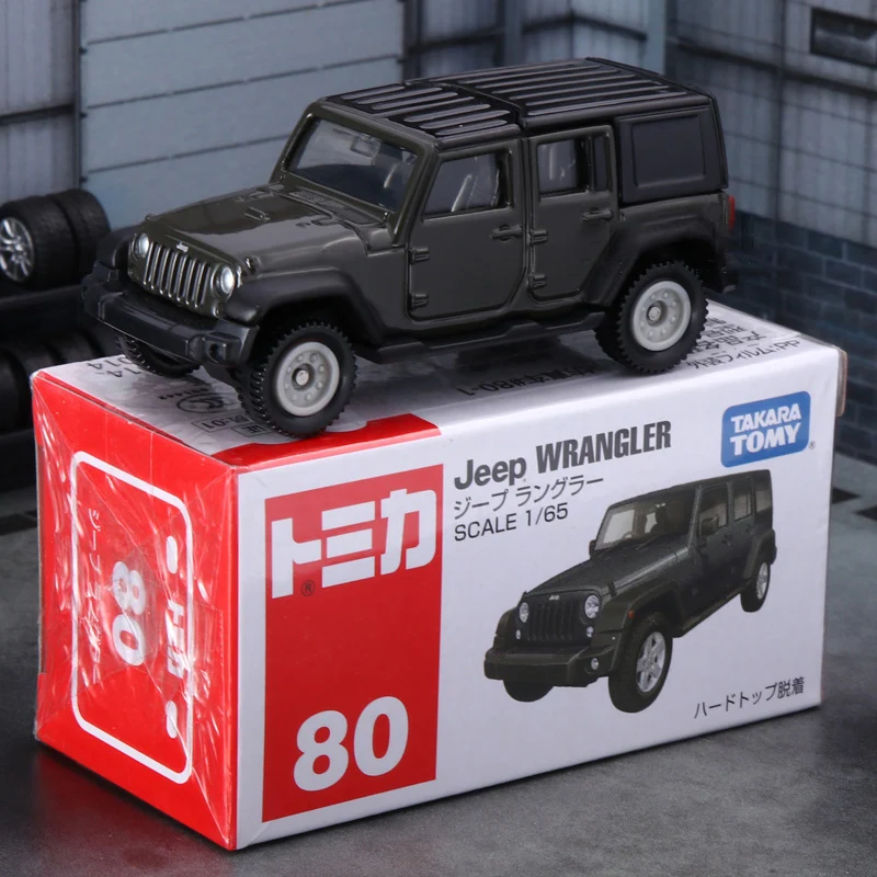 TOMY Jeep WRANGLER Terreinwagen Legering auto Diecasts & Toy Vehicles Automodel Miniatuurschaalmodelauto voor kinderen