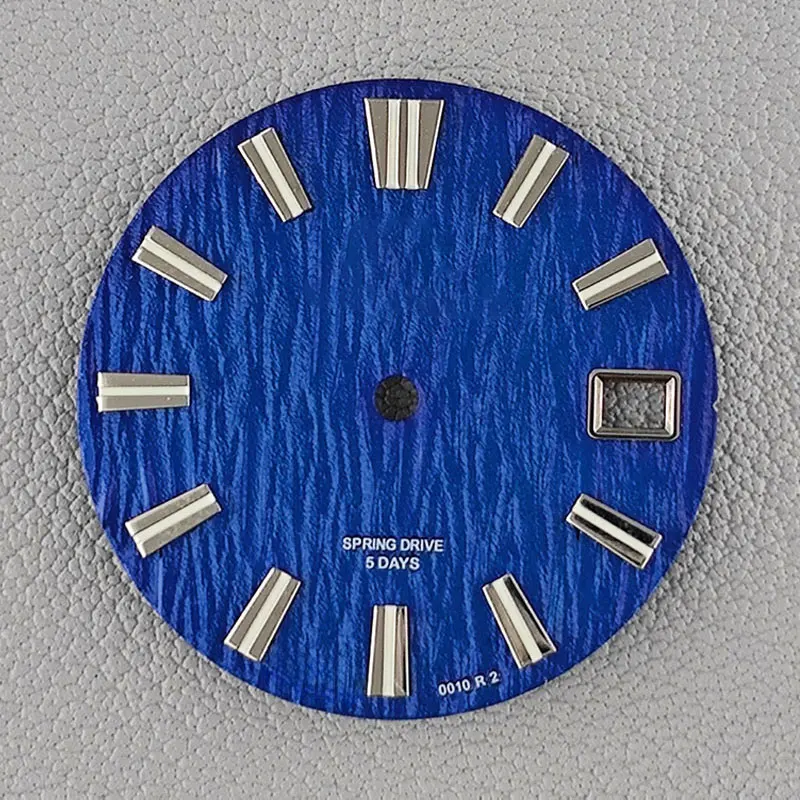 NH35 dial 28,5mm GS calendario árbol textura reloj modificación accesorios para movimiento NH35/36