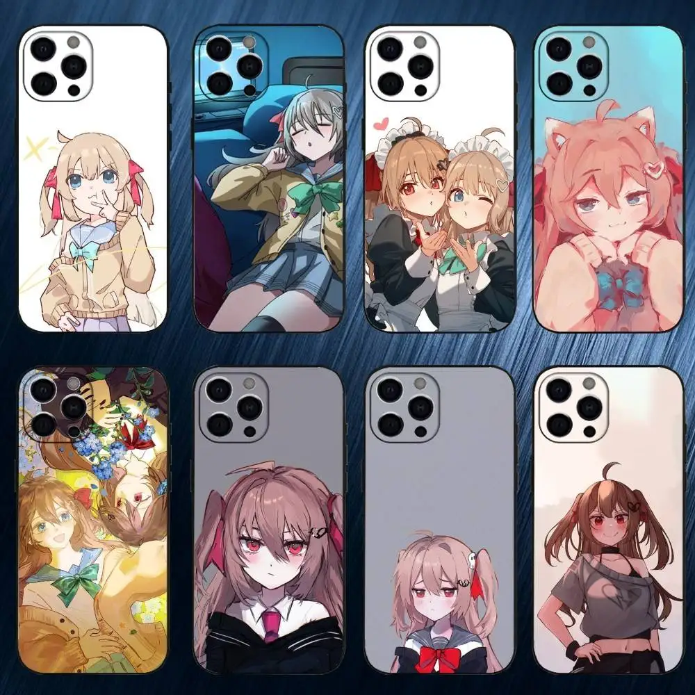 

Neuro Sama Phone Case For iPhone 17,16,15,14,13,12,11 Plus,Pro Max, Soft Silicone Black Cover