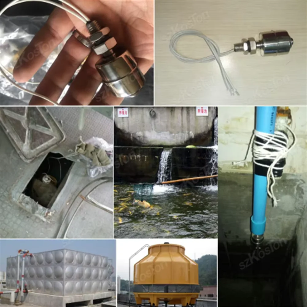 304 Stainless Steel Float Switch Liquid Level Sensor for Water Tank Level Control