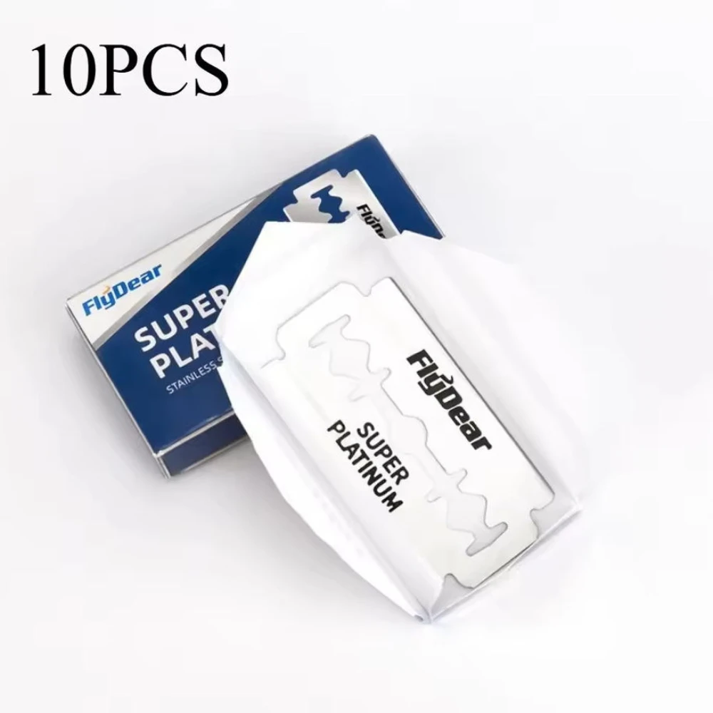 

6/10Pcs Retro Razors Blades Stainless Steel Double Sided Safety Men Manual Beard Razor Blade Durable Face Shaving Tools