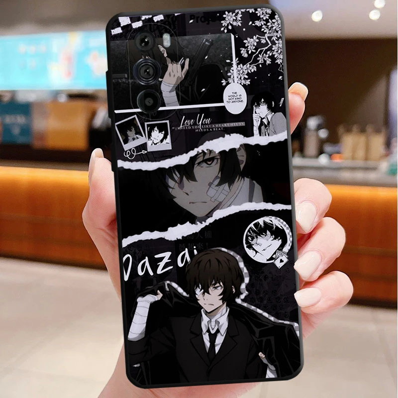 حافظة هاتف لهاتف موتورولا إيدج 50 40 برو 60 50 40 30 Ultra Neo Fusion Moto G85 G72 G53 G54 G84 G13 G32 Bungou Stray Dogs Dazai