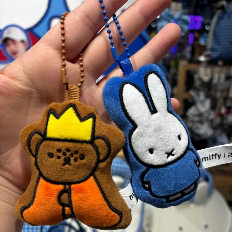 

Original Miffy Rabbit Plush Magnetic Pendant Blind Bag Cute Refrigerator Sticker Backpack Keychain Kawaii Girl Mysterious Gift