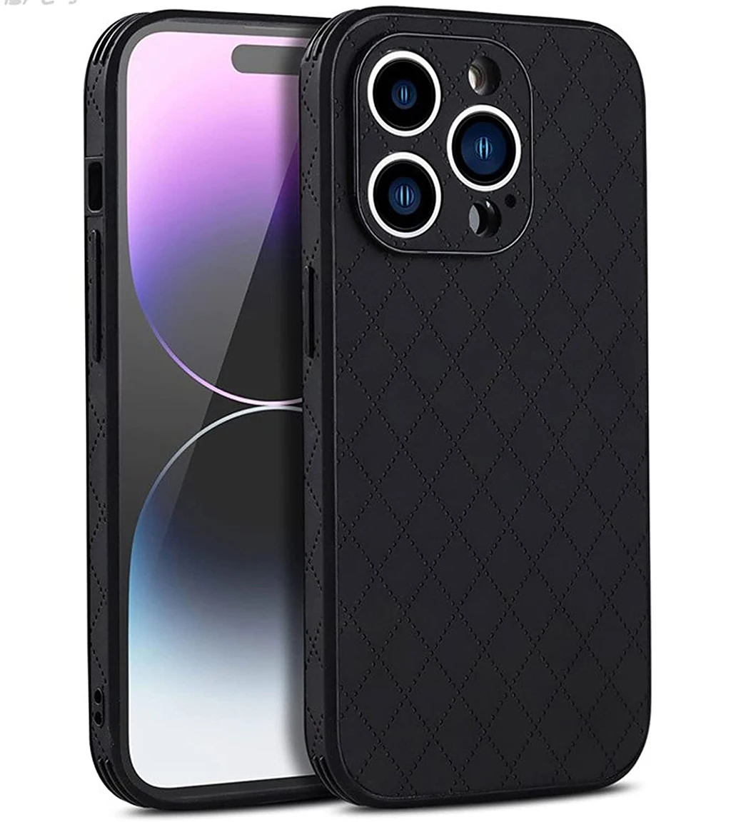 

Case for iPhone 14 Series,Genuine Leather Phone Cover,Durable Shockproof,Dust Proof Shell, Ultra Thin Back Case