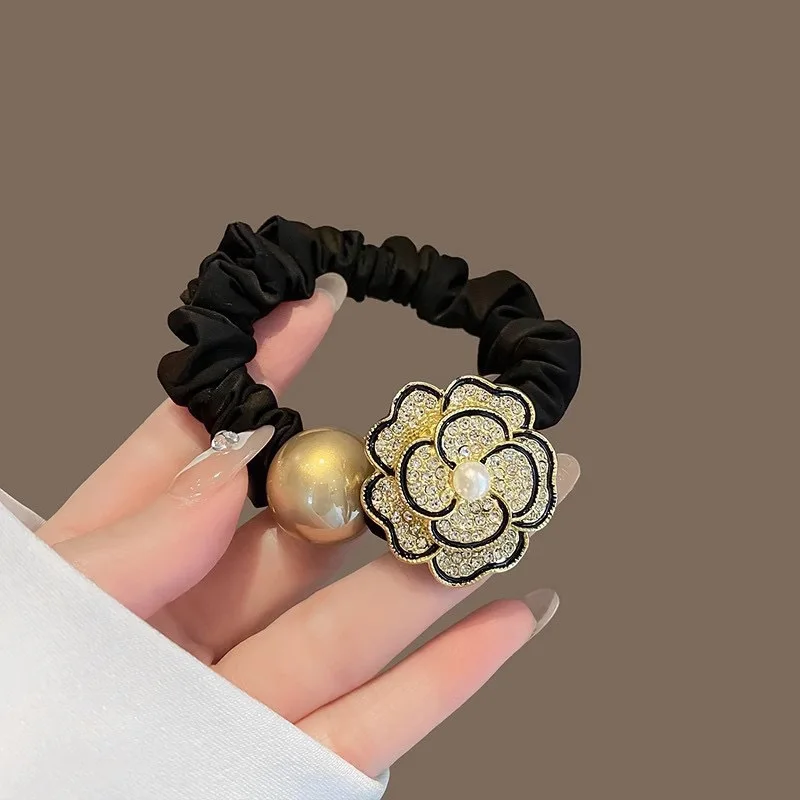 2/1 Stück/Set elegante Haarbänder mit Diamanten besetzte Blumenmuster, helle Haarbänder im Y2K-Stil, perfekt als Valentinstagsgeschenk – Detail 4