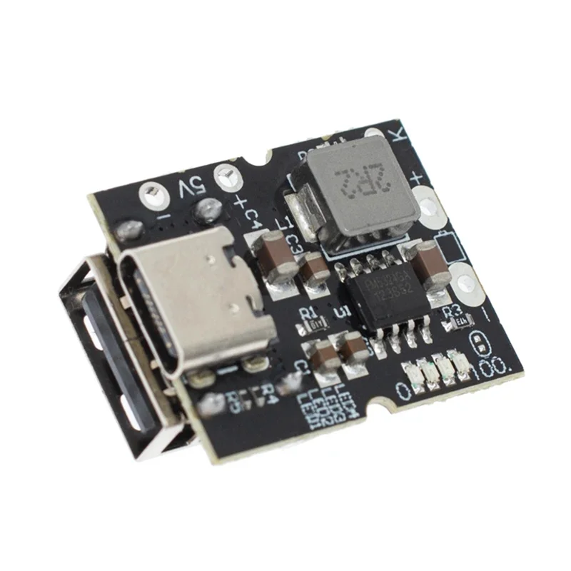 B64C Type-C USB 5V 2A Boost Converter Step-Up Power Module Lithium Battery Charging Protection Board DIY Charger Durable With We