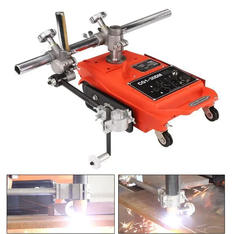 

5-100mm Plasma Flame Cutting Machine Dual Type Linear Flame Cutting Machine Semi-automatic W