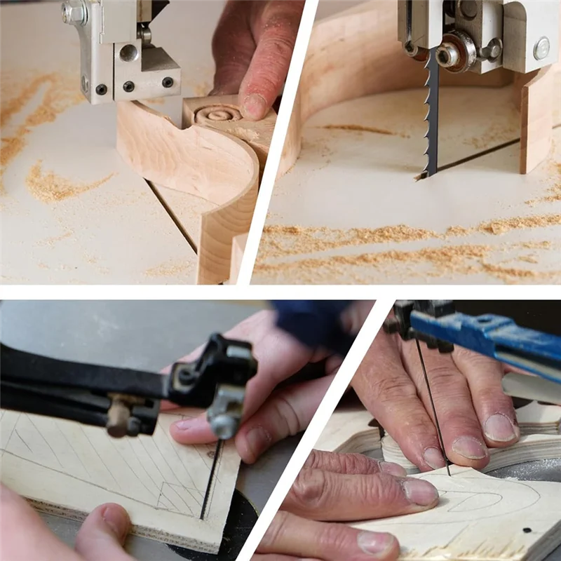ABKO-Kit lame per sega da taglio per legno - Set di 36 lame per sega da 5 pollici (30TPI, 12 TPI, 10 TPI) Lama per sega a scorrimento con estremità semplice Robusta