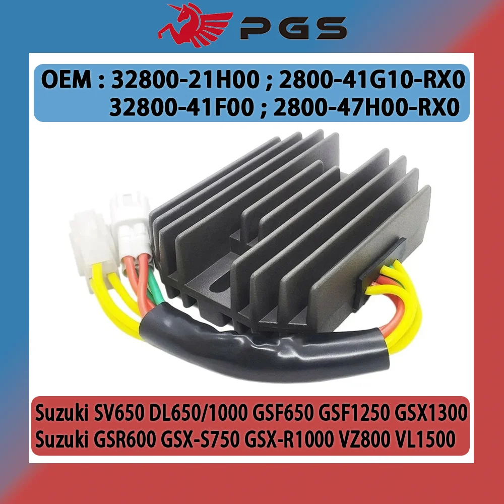 

PGS Voltage Regulator Rectifier For Suzuki SV650 VL800 VL1500 VZ800 VZ VL Volusia 800 Boulevard C50 M50 800 C90 1500 GSX-S750