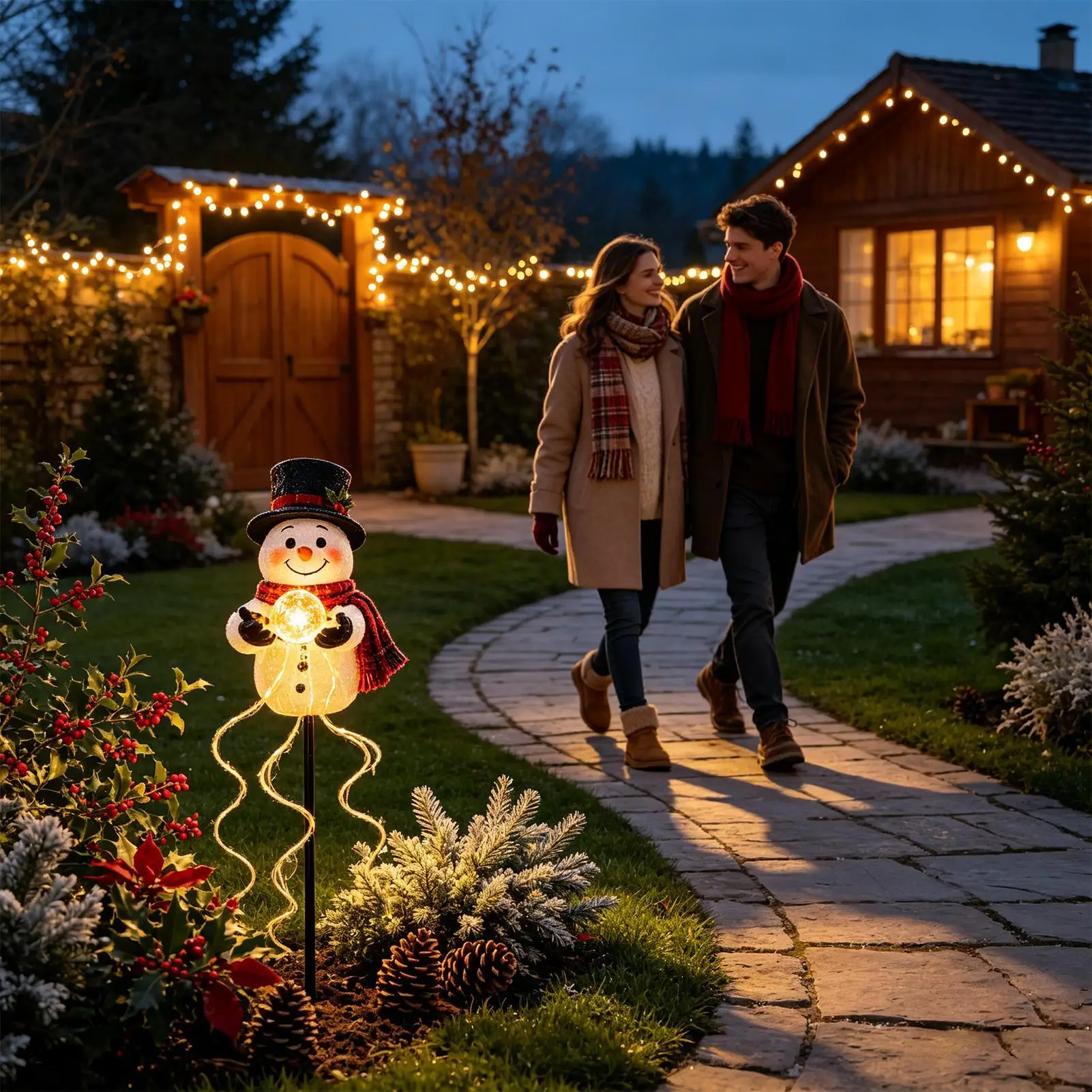 solar-stake-lights-outdoor-waterproof-christmas-snowman-shape-pathway-fountain-lighting-solar-pathway-lights-with-flowing