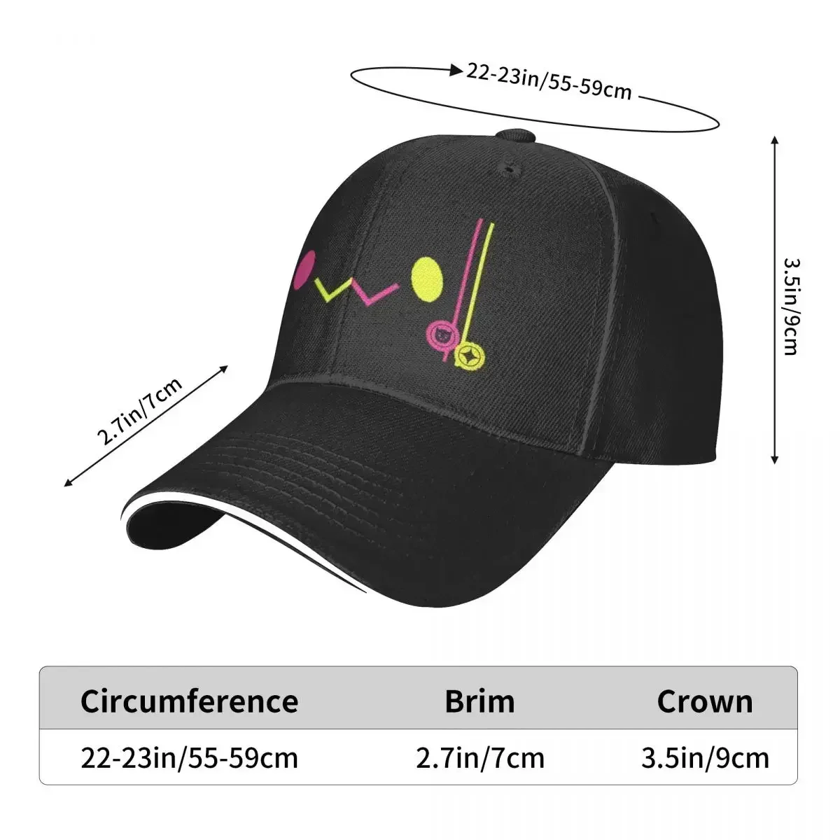 Bibi Hololive Tokoyami Towa Cap Fashion Casual Baseball Caps Adjustable Hat Unisex Baseball Hats Customizable polychromatic