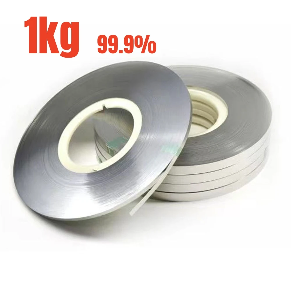 

1kg/Roll Pure Nickel Strip 99.96% For 18650 Battery Spot Welding Machine Welder Equipment Nickel Straps For Battery Packs