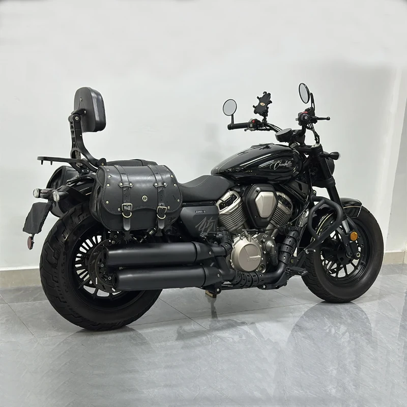 Motorcycle Exhaust Pipe Protector Heat Shield Cover Guard Anti-scalding Cover For BENDA Chinchilla 500 / 450 NAPOLEON BOB 500