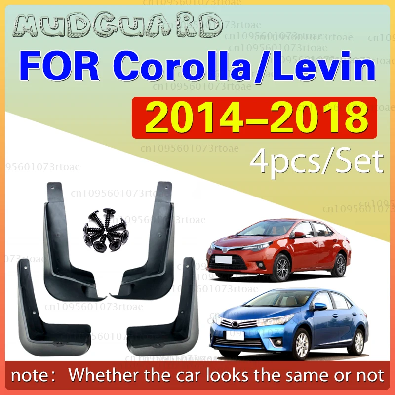 

Mudguards For Toyota Corolla Altis E160 E170 2014 2015 2016 2017 2018 Cladding Splash Mud Flaps Guards Mudflap Car Accessories