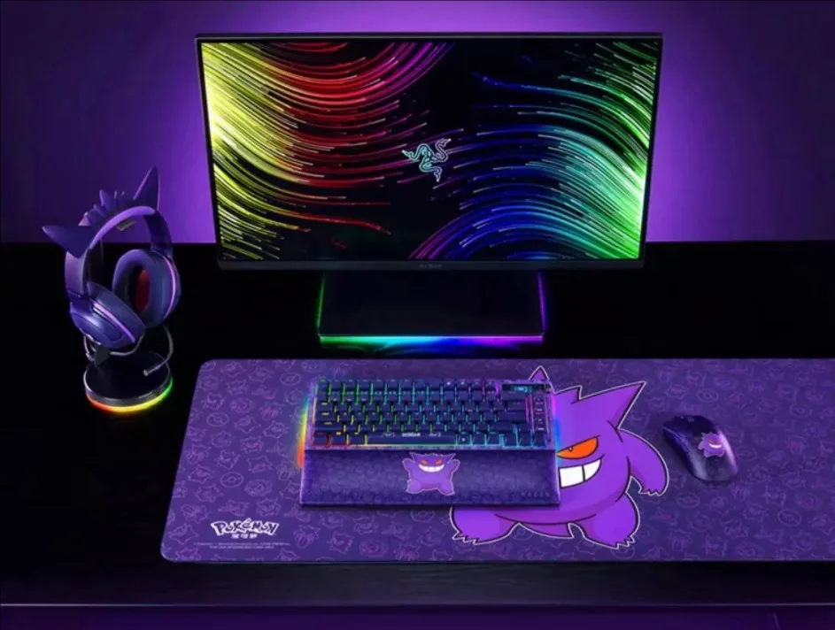 Razer Pokemon Gengar Edition Viper V3 pro mouse Kraken V3 X heaset BlackWidow V4 Pro 75% keyboard