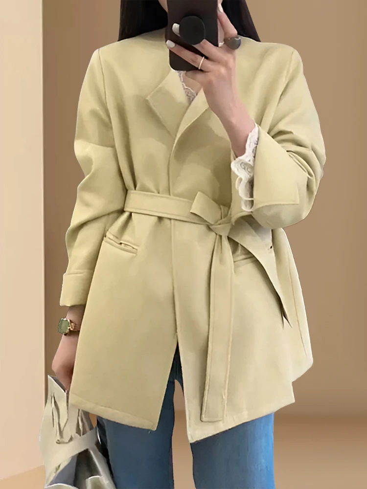 

Элегантная женская кожаная куртка из ПУ кожи для весны и осени, модный уличный стиль, омолаживающий эффект, премиум-класс, маленький размер, верхняя одежда