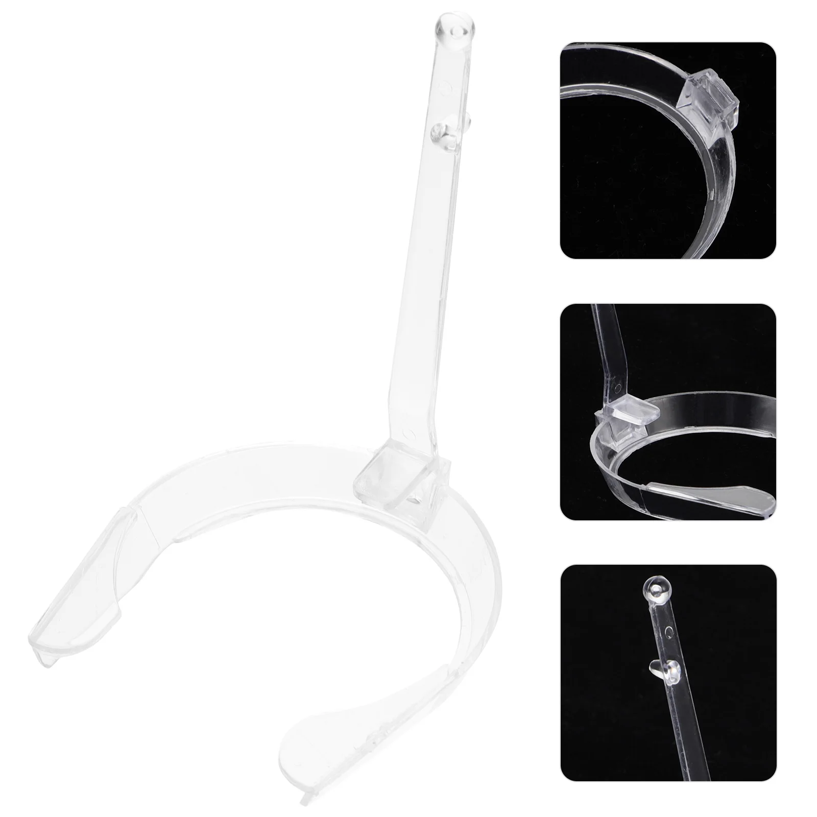 

Sandal Heel Support Frame Transparent Shoe Rack Clear Expandable Plastic Space Saving Shoe Organizer Home Travel