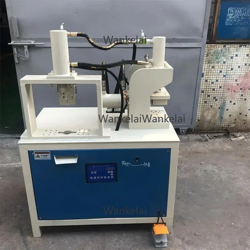 Multifunctional square tube hydraulic automatic angle punching machine double station hydraulic angle cutting machine