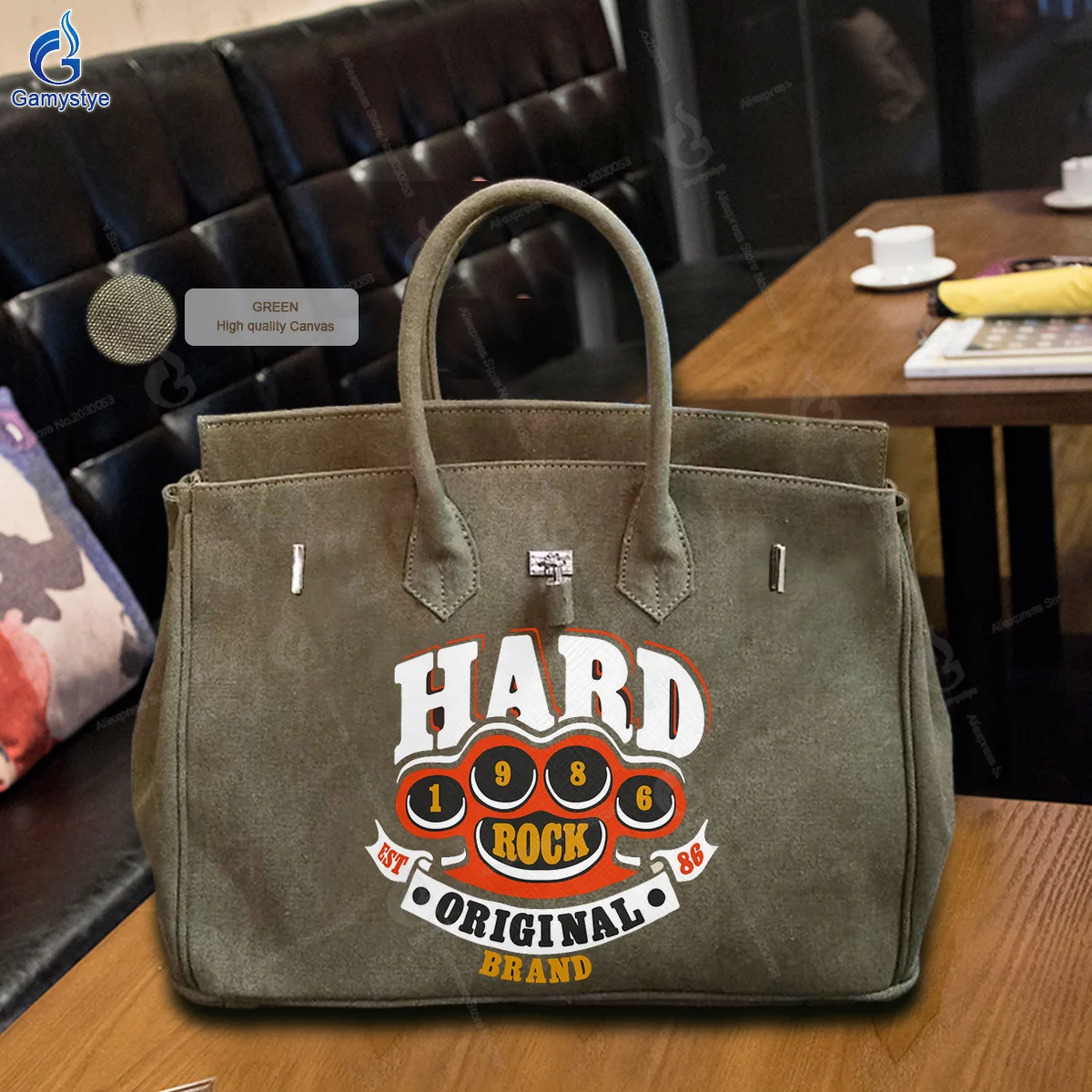 Printed Customize Art Graffiti English hard Bags Women Bags Messenger Crossbody Handbags 100% Real Cowhide Leather Big Capacity