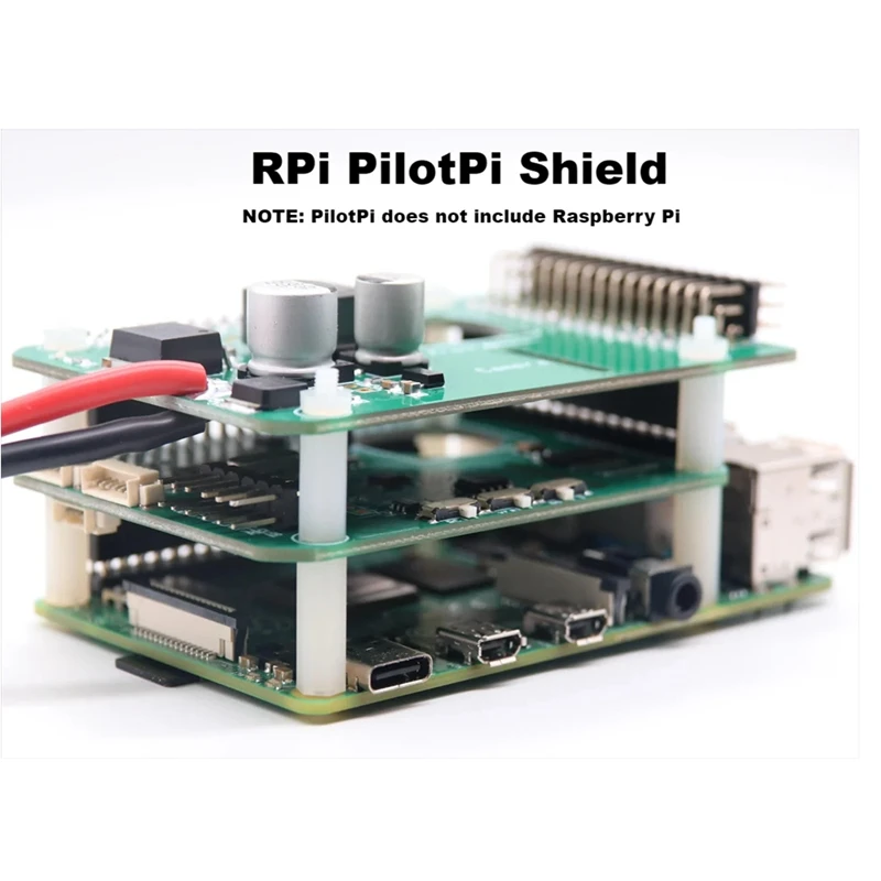 Rpi Pilotpi Shield Pixhawk Flight Control PX4 Firmware Sensor & Power For Raspberry Pi 32 Bit Autopilot Copter Plane