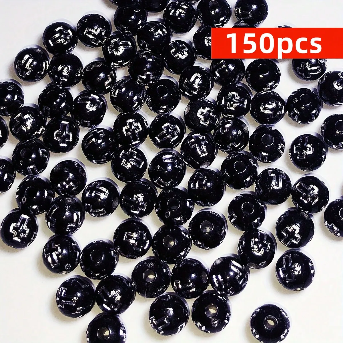 8 mm, 150 Stück, schwarz-weiße – Jewelry Making Business Bewertung und Preis