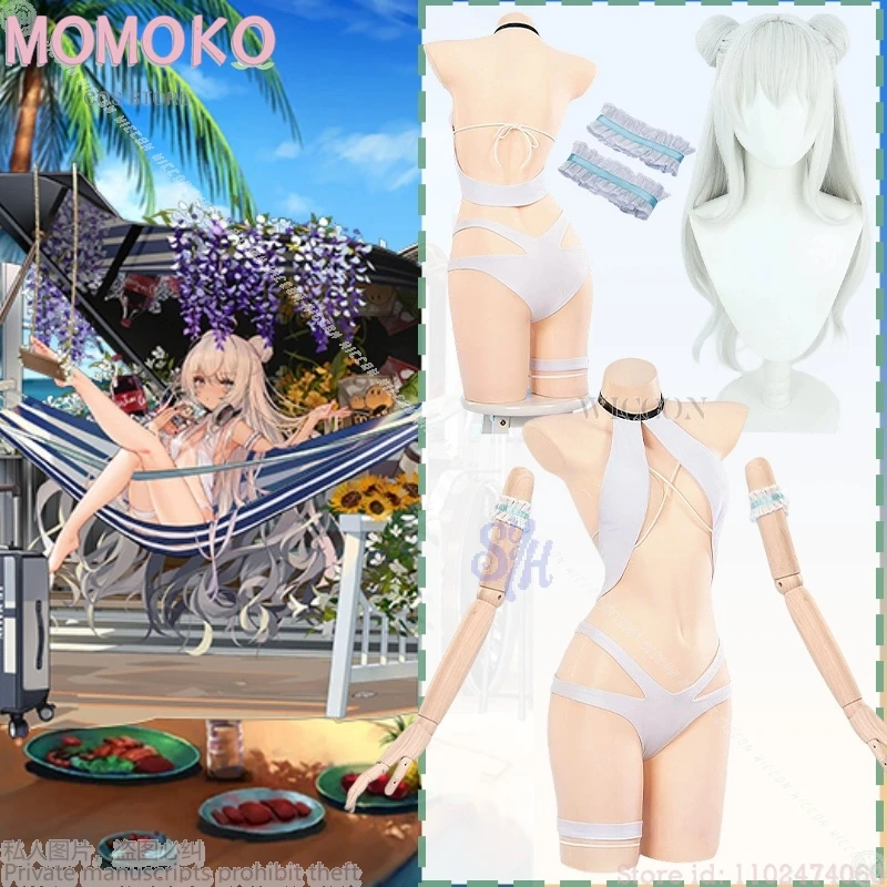 jeu-d'anime-azur-lane-cosplay-mnf-le-malin-costume-sexy-bikini-blanc-kawaii-maillot-de-bain-d'ete-lingerie-mignonne-fete-d'halloween-oya