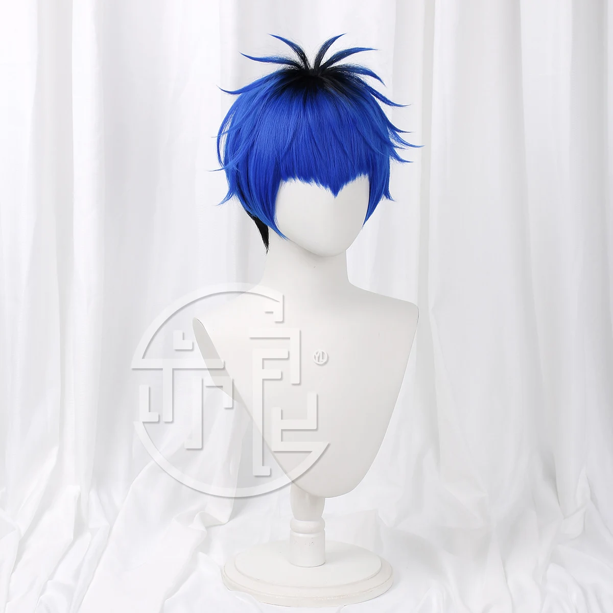Nouveau La cent ligne: dernière académie de défense Yugamu Omokage Cosplay perruque courte résistant à la chaleur cheveux synthétiques
