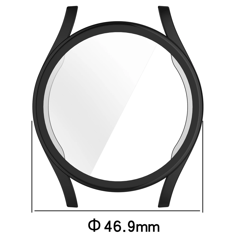 TPU Soft Cases for Samsung Watch 7 40mm 44mm Bumper Frame Plated Cover Case Protective Clear Shell