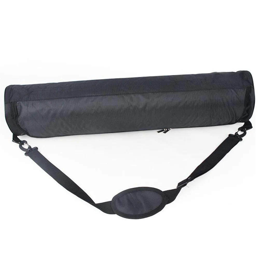 حقيبة يوجا مقاومة للماء، حقيبة تخزين متعددة الوظائف، حقيبة حمل قوية لساعة اليوجا، سجادة الرقص، معدات اللياقة البدنية (أسود) #4