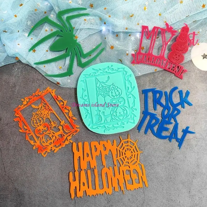Soap Molds Handgemaakte zeepbar Craft Keuken Bakgereedschap Halloween -thema Veilig HX6C