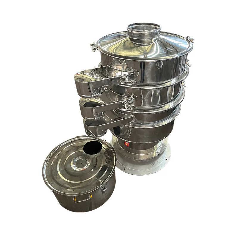 

Pneumatic Screening Machine, Round Vibrating Screen Extension, Household Electric Screen, Small Powder Stainless Steel